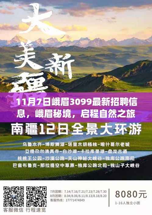 峨眉秘境神奇之旅启程,最新招聘信息探寻内心的宁静与平和之旅