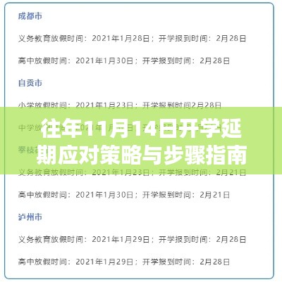 往年11月14日开学延期应对策略与步骤指南