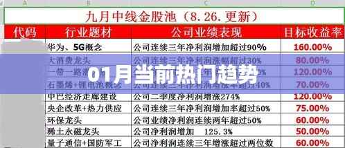 热门趋势一月份解析