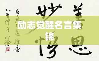 励志觉醒名言集锦