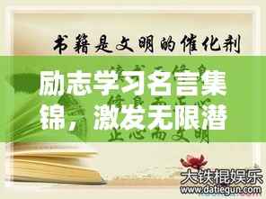 励志学习名言集锦,激发无限潜能的语录合集