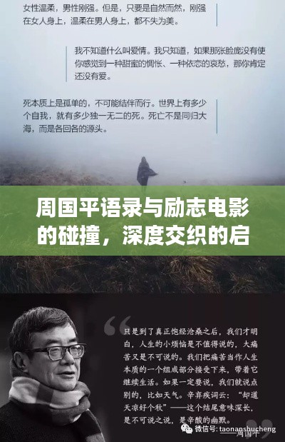 周国平语录与励志电影的碰撞,深度交织的启示