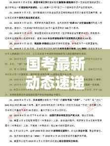 国考最新动态速递,今日热点消息一网打尽
