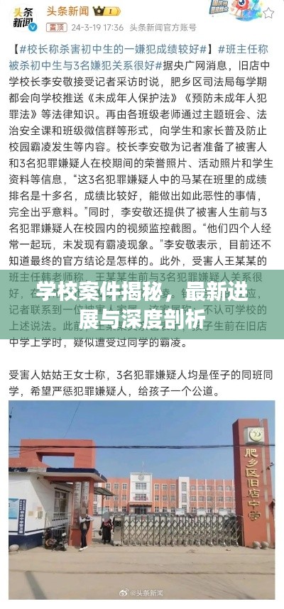 学校案件揭秘,最新进展与深度剖析