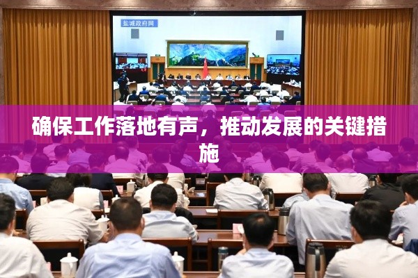确保工作落地有声,推动发展的关键措施